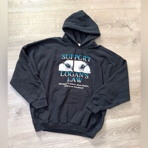 •GILDAN• LOGAN’S LAW HOODIE